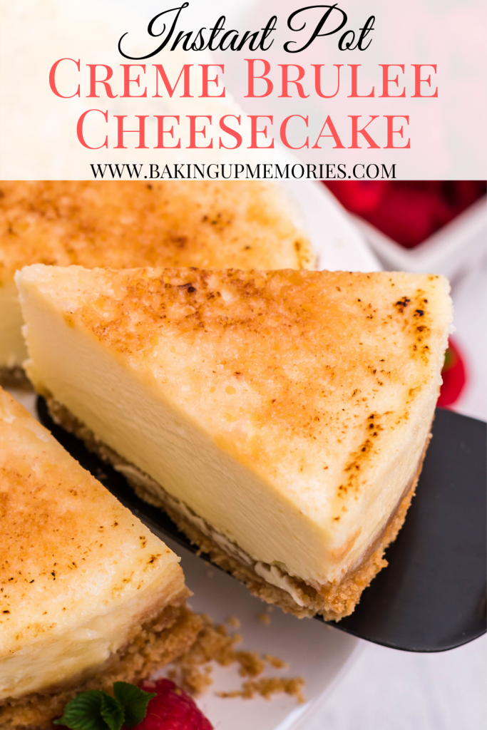 Instant Pot Crème Brulee Cheesecake