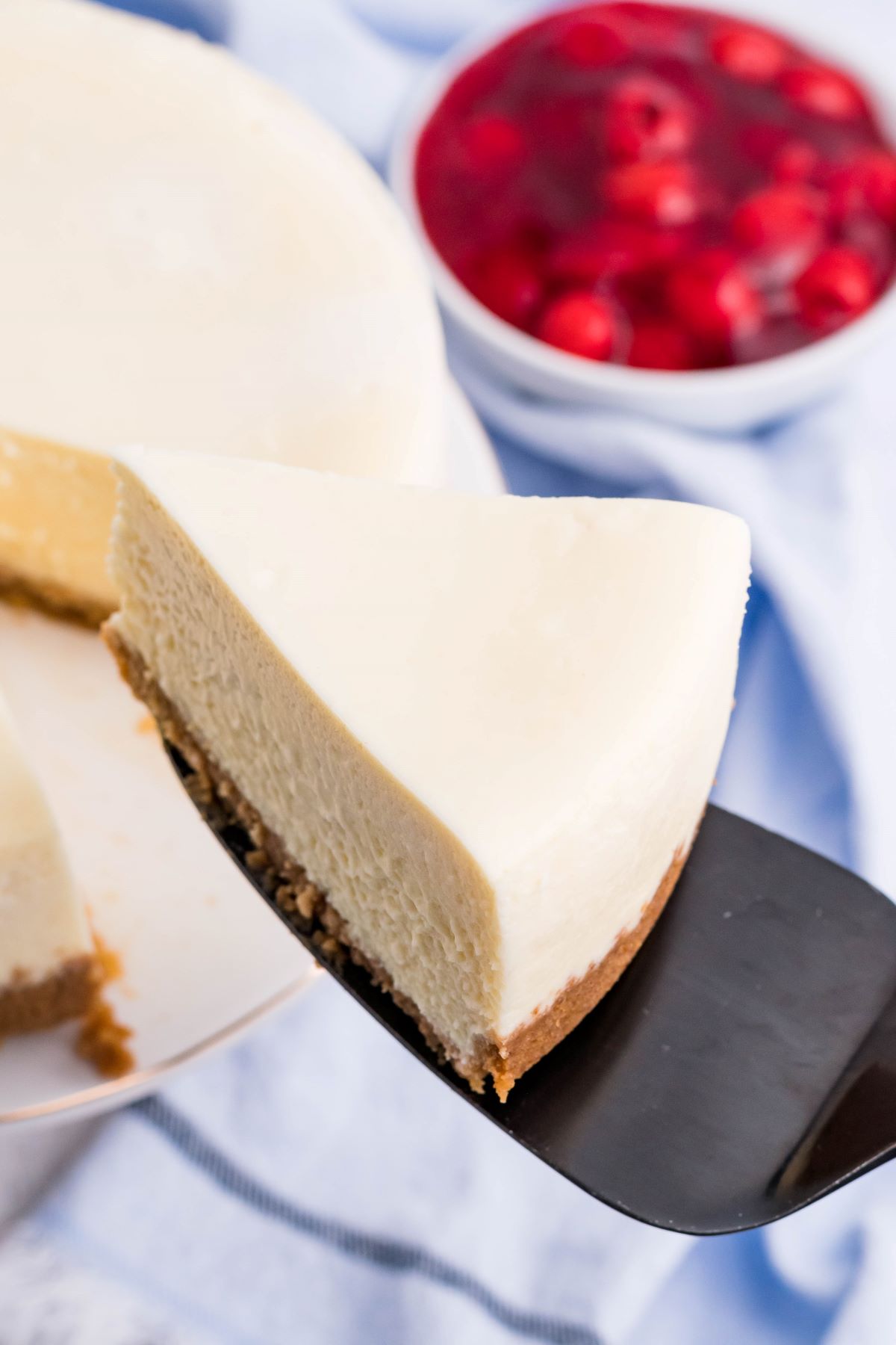 THE BEST Instant Pot New York Cheesecake - Baking Up Memories
