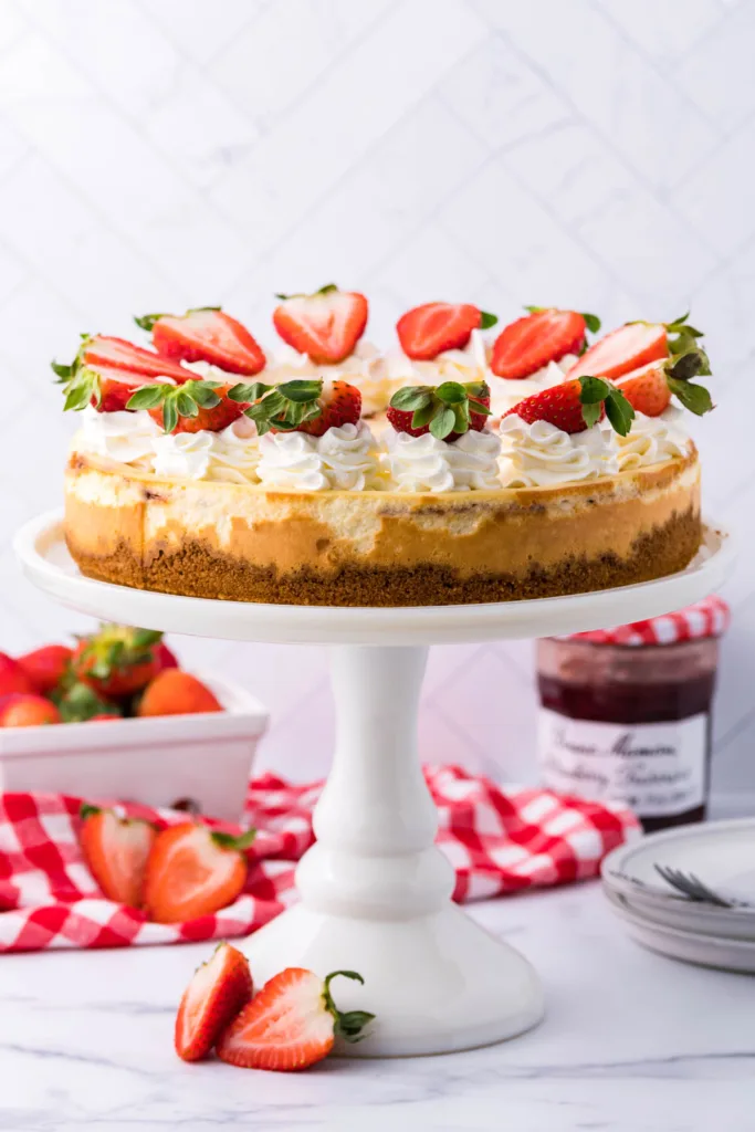 Instant pot 2024 strawberry swirl cheesecake